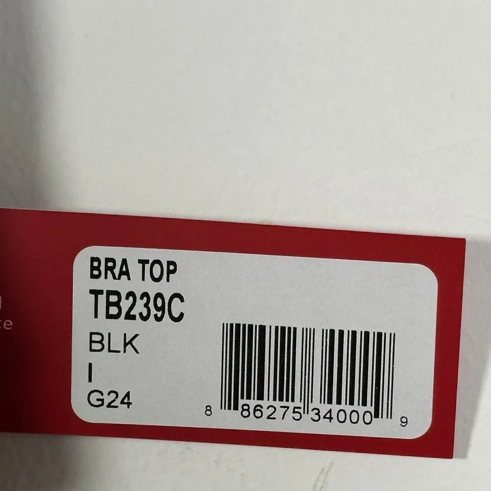 CS‎ Capezio Girls Team Basics Racerback Bra Top Black
